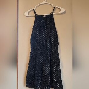 Black Polka Dot Halter Romper